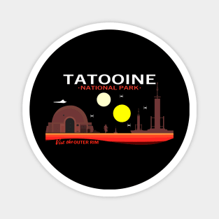 Visit Tatooine - National Park Retro Magnet